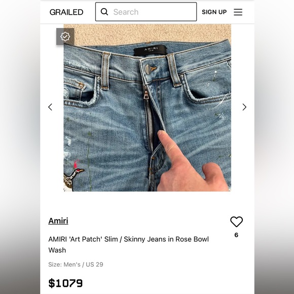 Amiri jeans - Picture 7 of 7